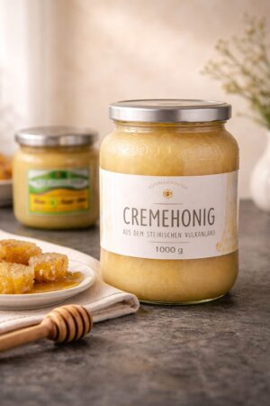 Cremehonig – Feinkost Inhalt: 0,5 kg, 1,0 kg;