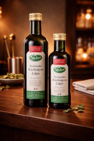Kürbiskernlikör – Hochprozentiges Inhalt: 0,25 l, 0,5 l;
