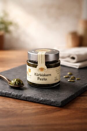 Kürbiskernpesto – Feinkost Inhalt: 0,5 kg, 1,0 kg;